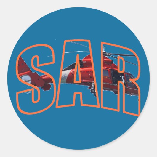 STICKER ROND USCG SAR (Devant)