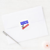 Sticker Rond uscgissue5a (Enveloppe)