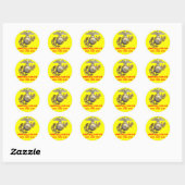 STICKER ROND USMC (Feuille)