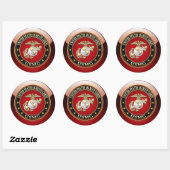 Sticker Rond USMC EGA [édition spéciale] [3D] (Feuille)