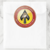 Sticker Rond USMC Opérations spéciales (MARSOC) [3D] (Sac)