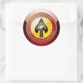 Sticker Rond USMC Opérations spéciales (MARSOC) [3D] (Sac)