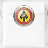 Sticker Rond USMC Opérations spéciales (MARSOC) [3D] (Sac)