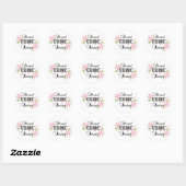 Sticker Rond USMC Sister [fl camo] (Feuille)