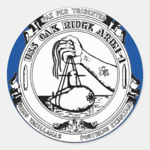 Sticker Rond USS Oak Ridge ARDM1