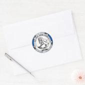 Sticker Rond USS Oak Ridge ARDM1 (Enveloppe)