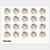Sticker Rond Ustensiles de cuisine (Feuille)