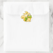 Sticker Rond Usul Green (Sac)
