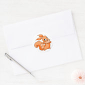 Sticker Rond Usul Orange (Enveloppe)