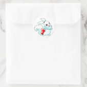 Sticker Rond Usul White (Sac)