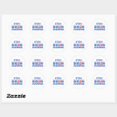 Sticker Rond Utah pour Biden Harris (Feuille)