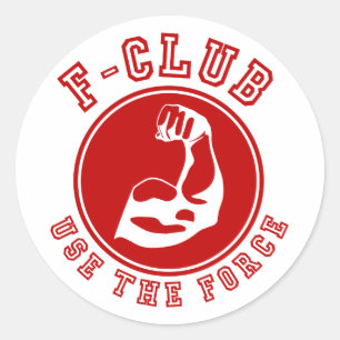 Sticker Rond Utiliser la force