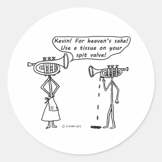 Sticker Rond Utiliser la vanne de broche (Devant)