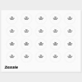 STICKER ROND UTILISER LE SENS CONDOM (Feuille)