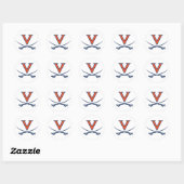 Sticker Rond V Sabre (Feuille)
