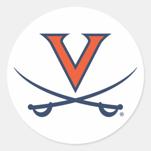 Sticker Rond V Sabre (Devant)