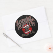 Sticker Rond Va après les zombies ! (Enveloppe)