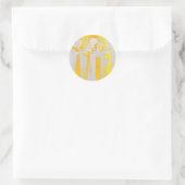 STICKER ROND VACANCE (Sac)