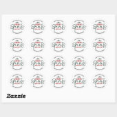 Sticker Rond Vacances Baking Spirits Bright Christmas Cookies (Feuille)