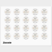 Sticker Rond Vacances Baking Spirits Bright Cookie Exchange Gol (Feuille)