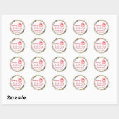 Sticker Rond Vacances botanique saint-berry cupcake chef boulan (Feuille)