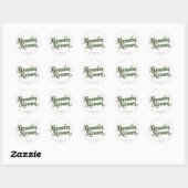 Sticker Rond vacances de Ramadan Kareem (Feuille)