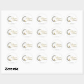 Sticker Rond vacances de Ramadan Kareem (Feuille)