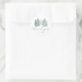 Sticker Rond Vacances d'hiver (Sac)