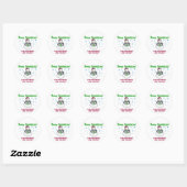 Sticker Rond VACANCES DU Parachutiste (Feuille)