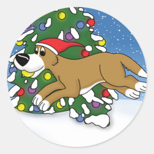 Sticker Rond Vacances Flyball