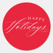 Sticker Rond VACANCES SAINTE VACANCES Joyeuses VACANCES mignonn (Devant)