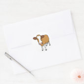 Sticker Rond Vache (Enveloppe)