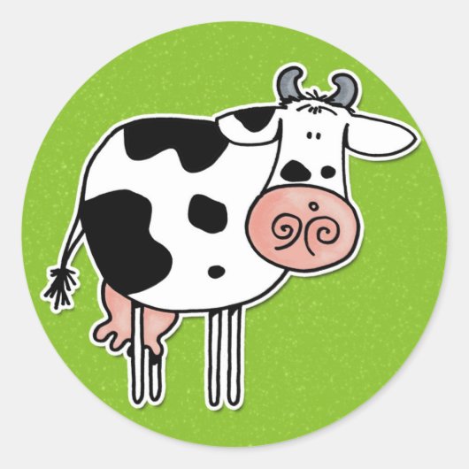 Sticker Rond vache (Devant)