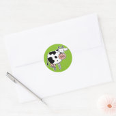 Sticker Rond vache (Enveloppe)