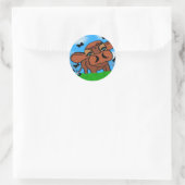 Sticker Rond vache (Sac)