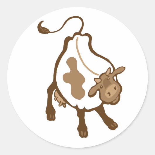 Sticker Rond vache (Devant)
