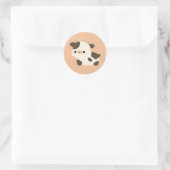 Sticker Rond Vache Holstein (Sac)