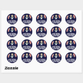 Sticker Rond Vaches tendues (Feuille)