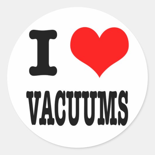 STICKER ROND VACUMS DU COEUR (AMOUR) (Devant)