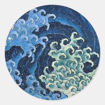 Vague féminine de Hokusai Océan Vintage