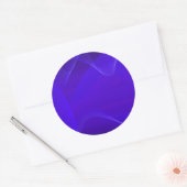 Sticker Rond Vagues bleues I (Enveloppe)
