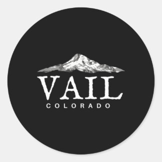 Sticker Rond Vail Colorado