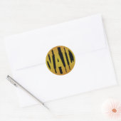 STICKER ROND VAIL - OR (Enveloppe)