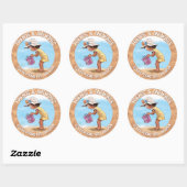 Sticker Rond Vairon (Feuille)