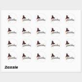 Sticker Rond Vaisselle (Feuille)