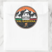 Sticker Rond val gardena circuit vélo italien (Sac)