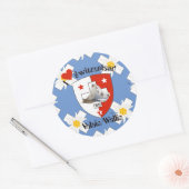 Sticker Rond Valais Suisse Svizzera (Enveloppe)