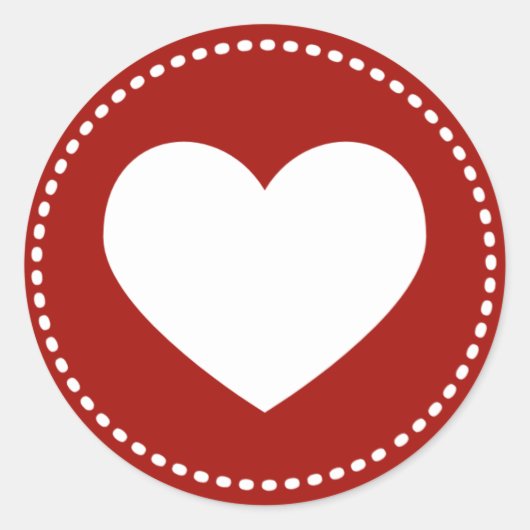 Sticker Rond Valentine (Devant)