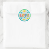 Sticker Rond Valentine Fun 3D Mix and Match (Sac)