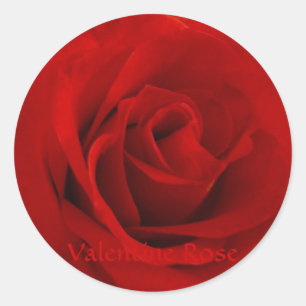 Sticker Rond Valentine s'est levé